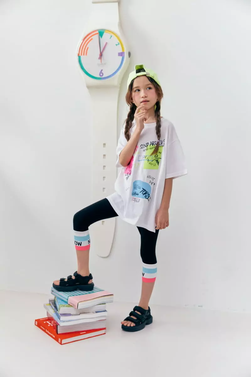Lilas - Korean Children Fashion - #childrensboutique - Shape Long Tee - 6