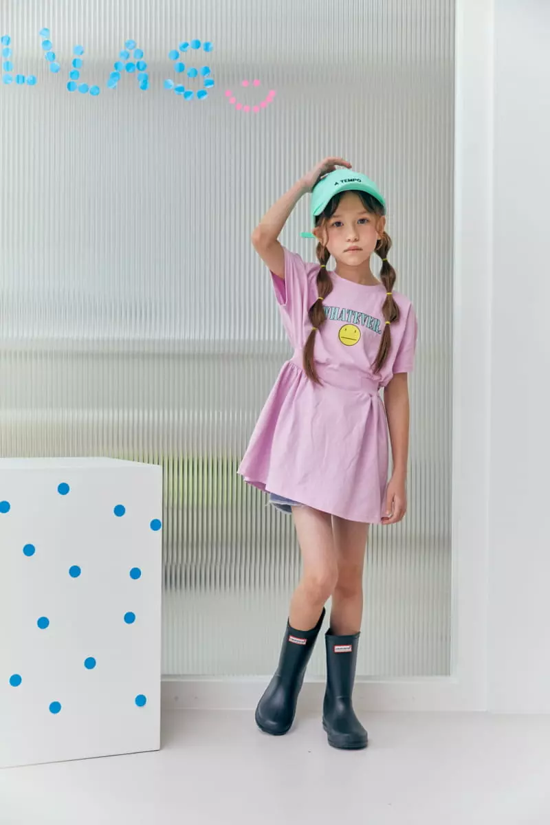 Lilas - Korean Children Fashion - #designkidswear - Waist Long Tee - 2