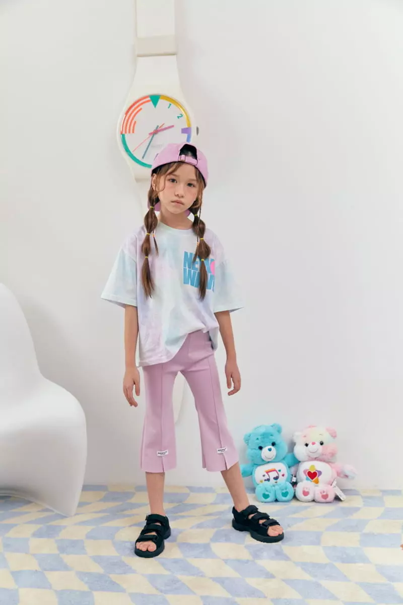 Lilas - Korean Children Fashion - #designkidswear - Wave Paint Tee - 10