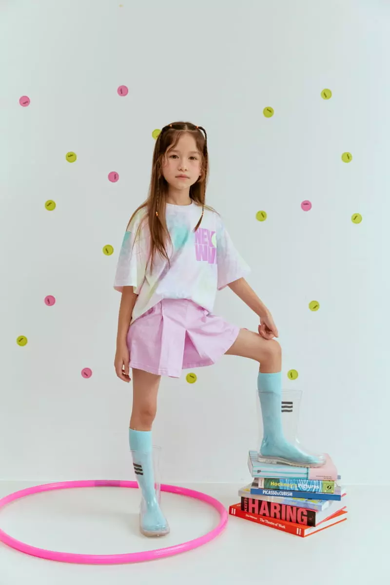 Lilas - Korean Children Fashion - #discoveringself - Wave Paint Tee - 11