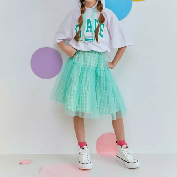 Lilas - Korean Children Fashion - #fashionkids - Oran Mesh Skirt - 9