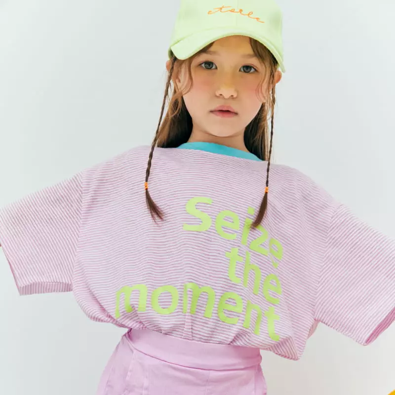 Lilas - Korean Children Fashion - #fashionkids - Moment Stripes Tee