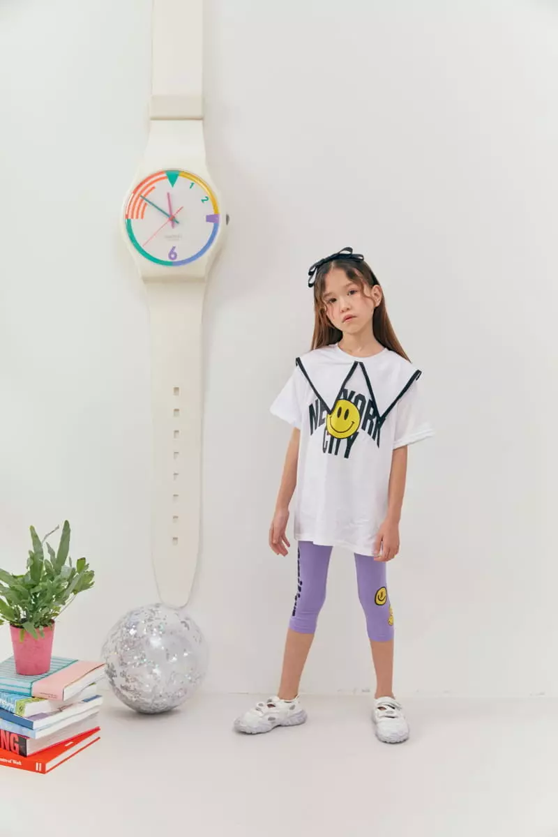 Lilas - Korean Children Fashion - #fashionkids - New York Eri Long Tee - 8