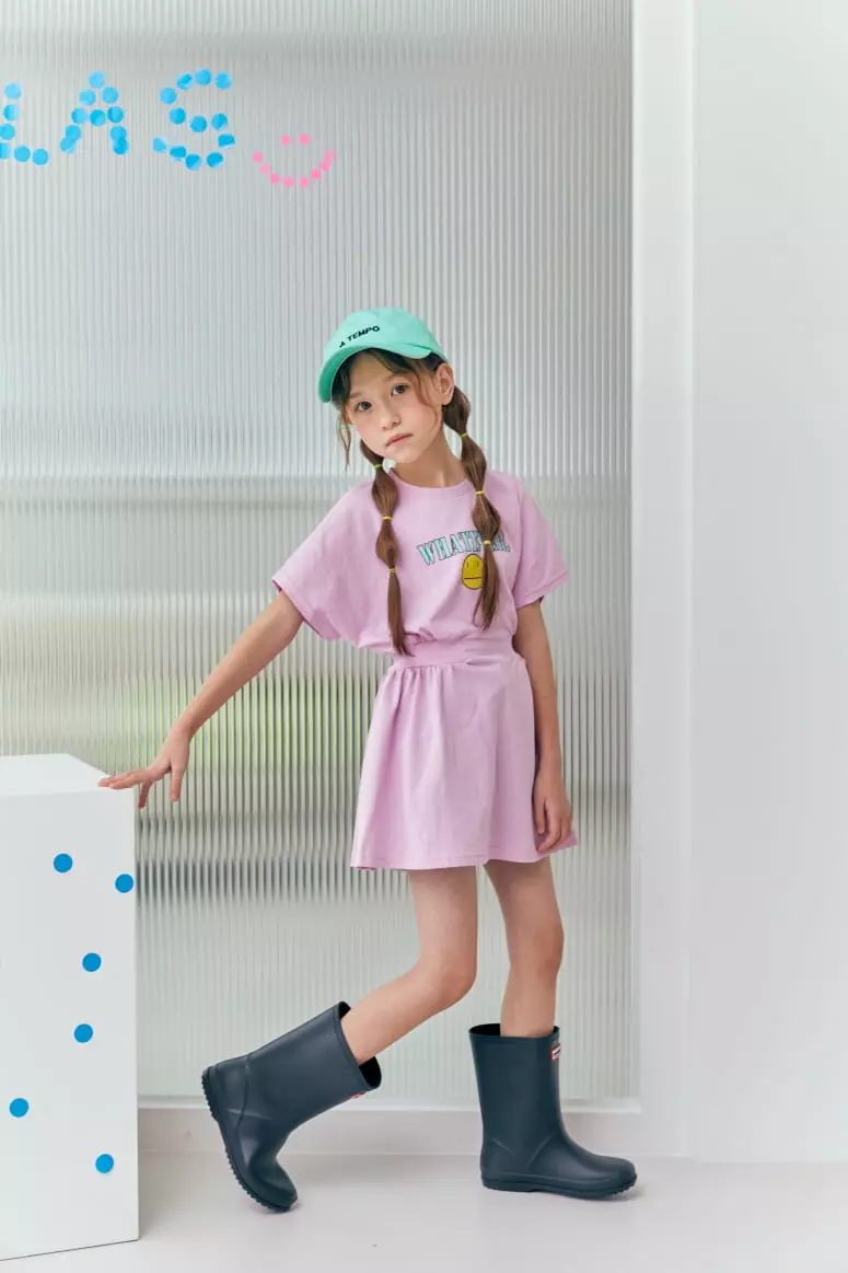 Lilas - Korean Children Fashion - #kidsshorts - Waist Long Tee - 5