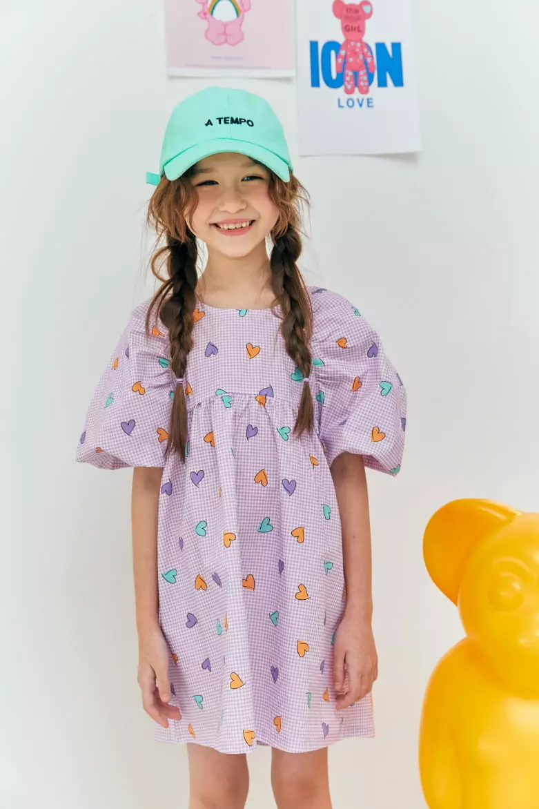 Lilas - Korean Children Fashion - #kidsshorts - Sweet Heart One-piece - 6