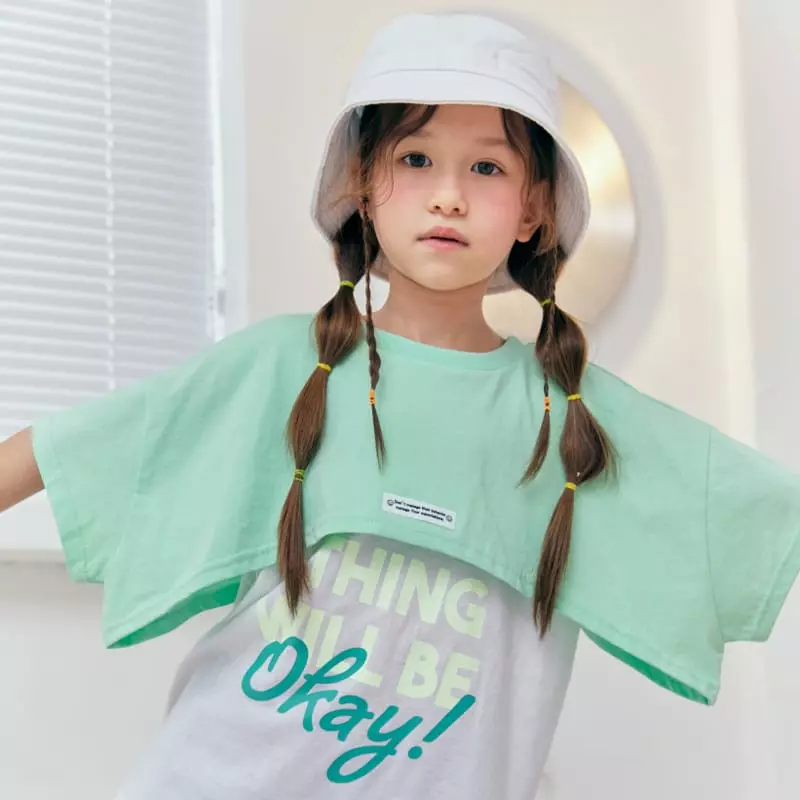 Lilas - Korean Children Fashion - #kidsshorts - Real Layered Tee