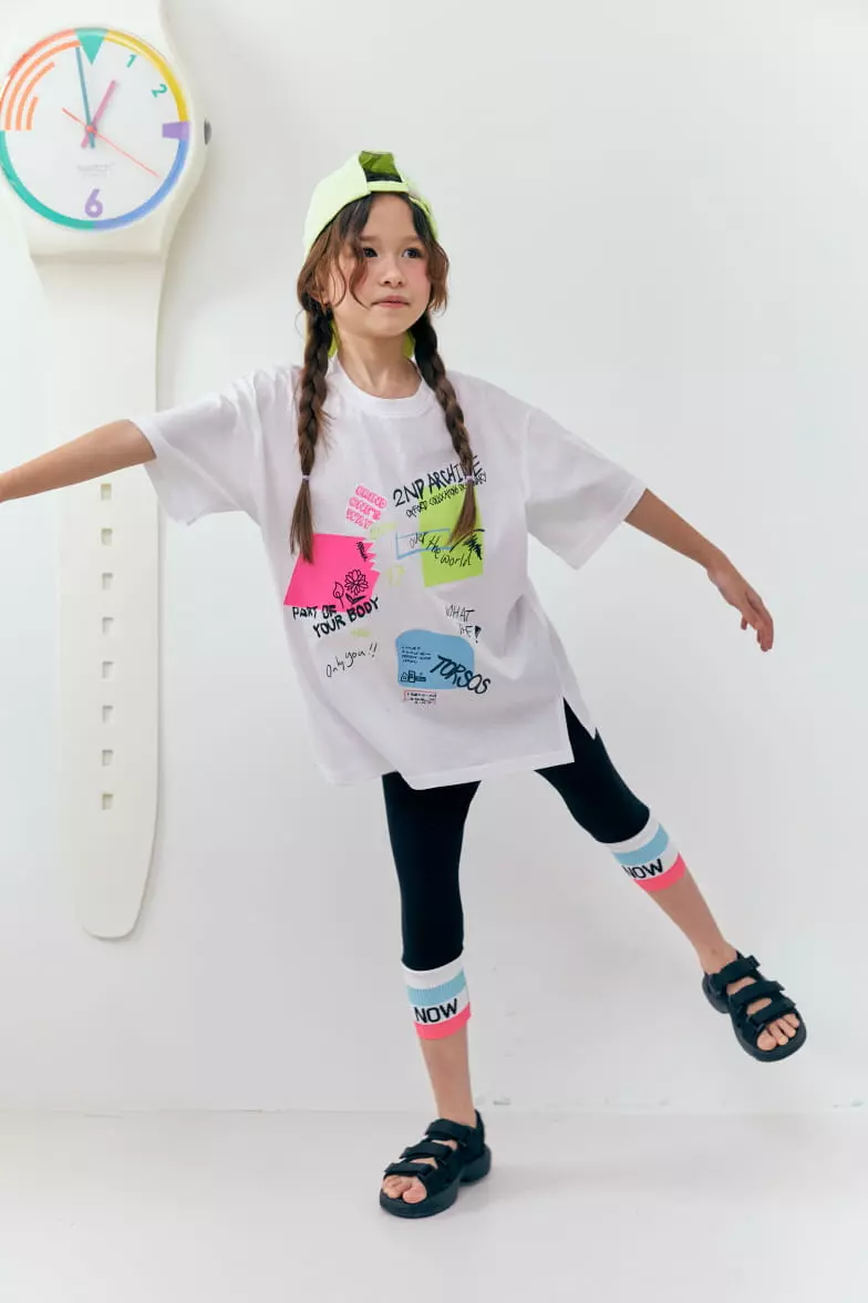 Lilas - Korean Children Fashion - #kidsshorts - Sticky Now Leggings - 4