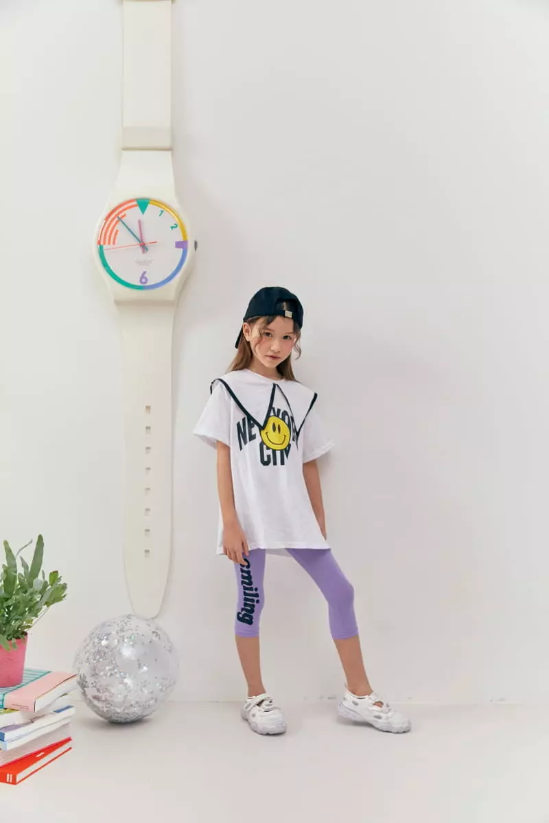 Lilas - Korean Children Fashion - #kidsstore - New York Eri Long Tee - 10