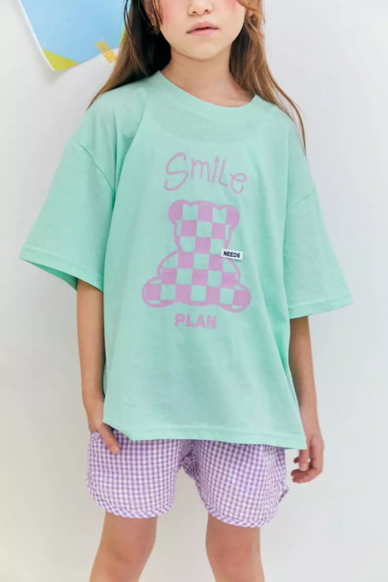 Lilas - Korean Children Fashion - #kidzfashiontrend - Bans Bear Tee - 5