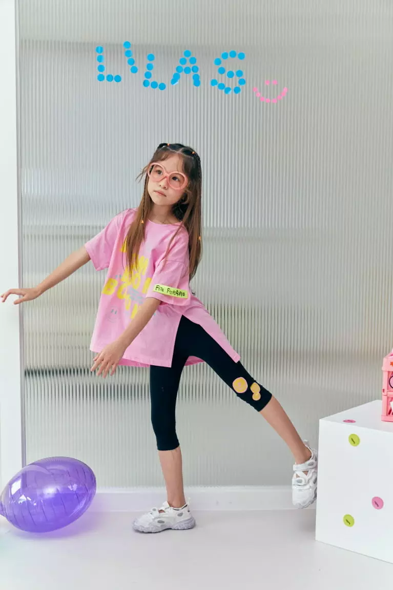 Lilas - Korean Children Fashion - #littlefashionista - Celeb Smile Leggings - 11