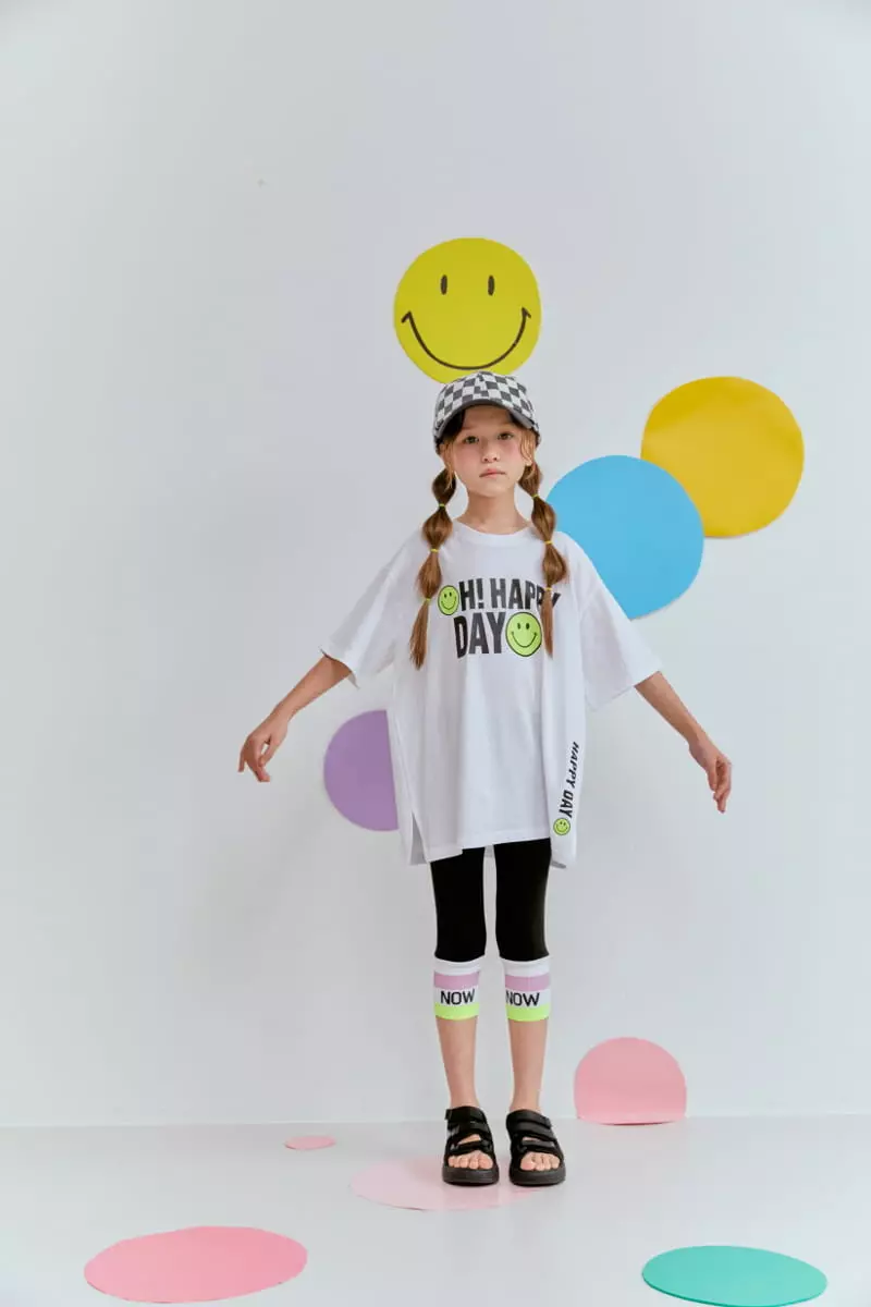 Lilas - Korean Children Fashion - #littlefashionista - Happy Long Tee - 10