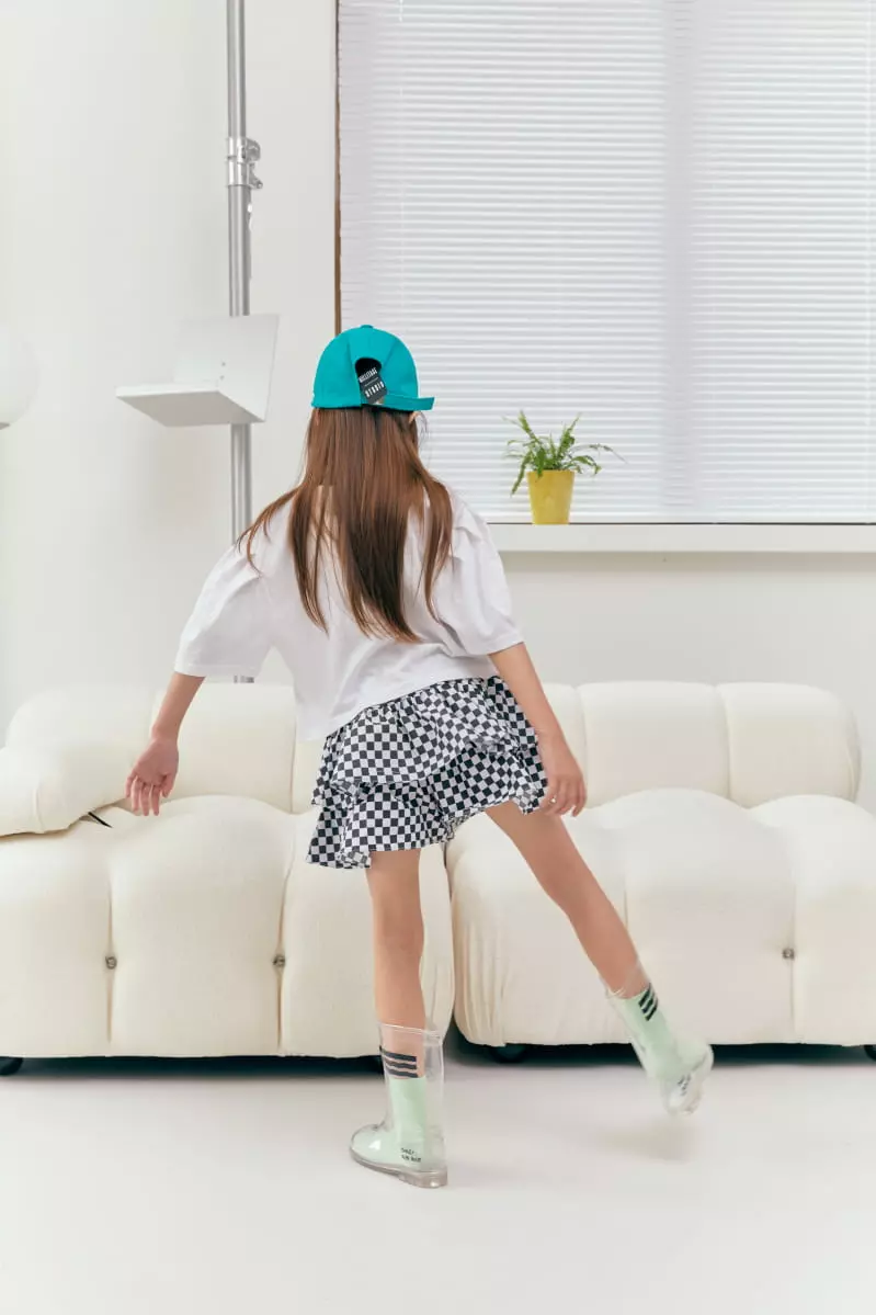 Lilas - Korean Children Fashion - #minifashionista - Color Sleeves Wrinkle Tee - 5