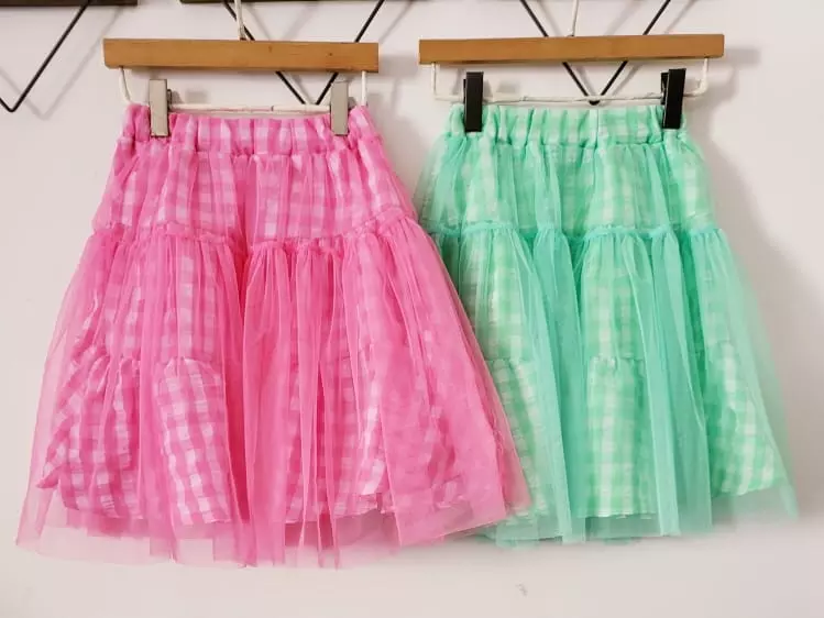 Lilas - Korean Children Fashion - #prettylittlegirls - Oran Mesh Skirt