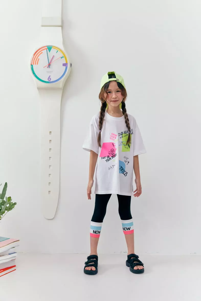 Lilas - Korean Children Fashion - #prettylittlegirls - Shape Long Tee - 3