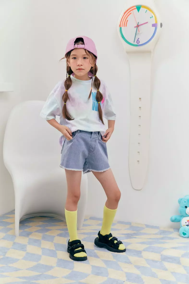Lilas - Korean Children Fashion - #todddlerfashion - Wave Paint Tee - 5