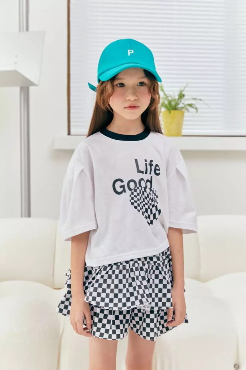 Lilas - Korean Children Fashion - #toddlerclothing - Color Sleeves Wrinkle Tee - 8