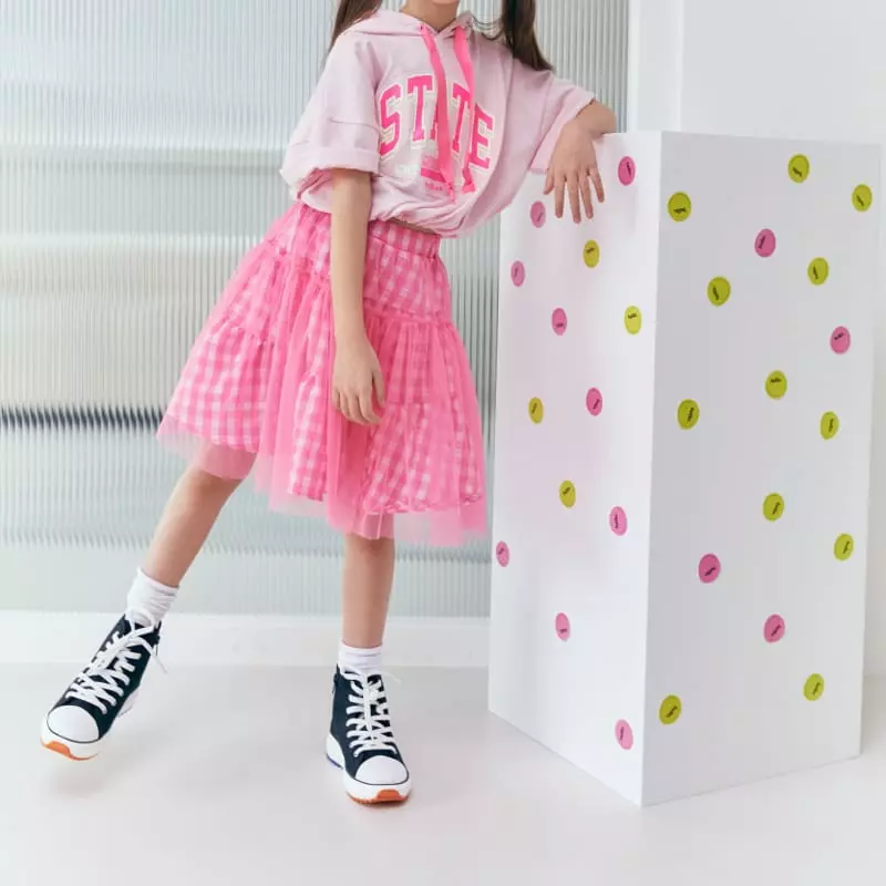 Lilas - Korean Children Fashion - #toddlerclothing - Oran Mesh Skirt - 3