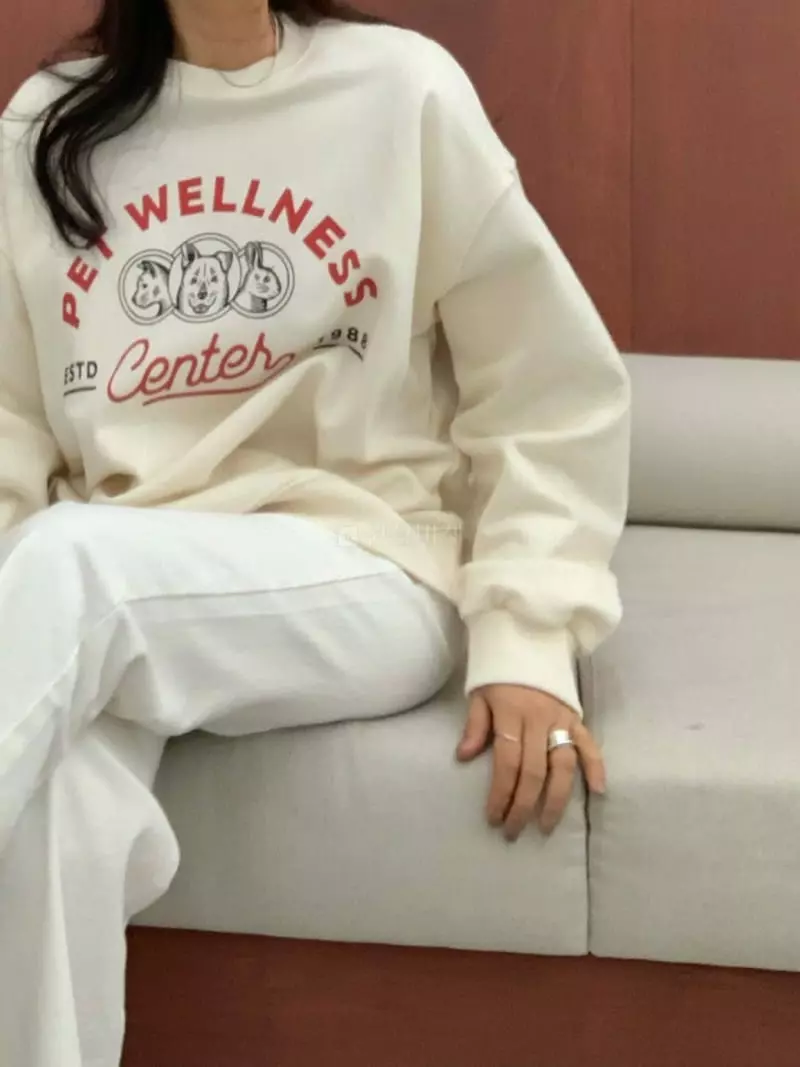 Logon - Korean Women Fashion - #momslook - Pet Sweatshirt - 3