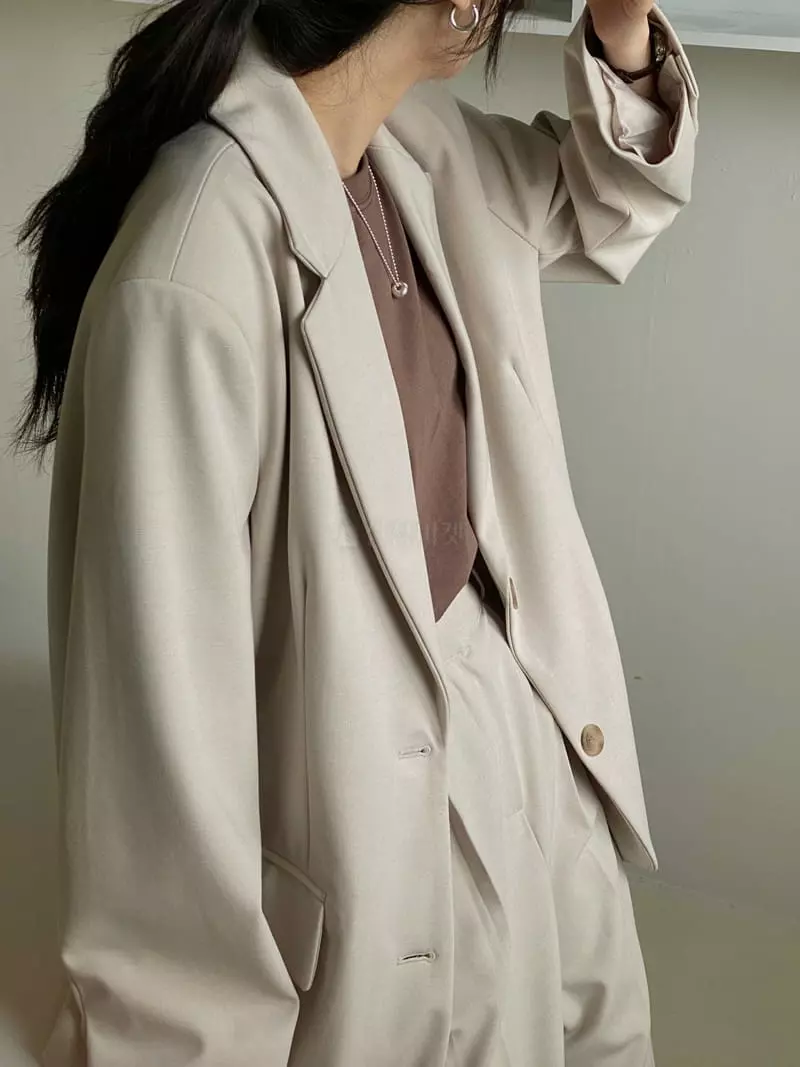 Logon - Korean Women Fashion - #momslook - Basic Jacket - 2