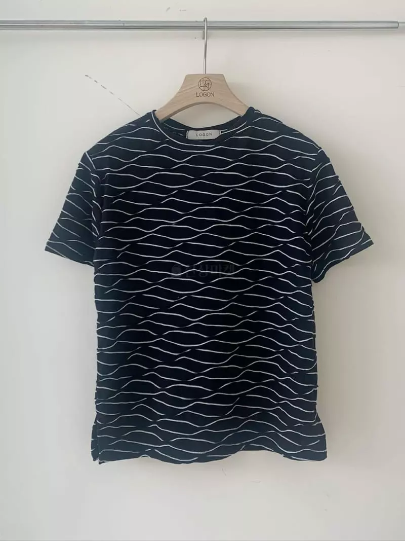 Logon - Korean Women Fashion - #momslook - Wave Tee - 3