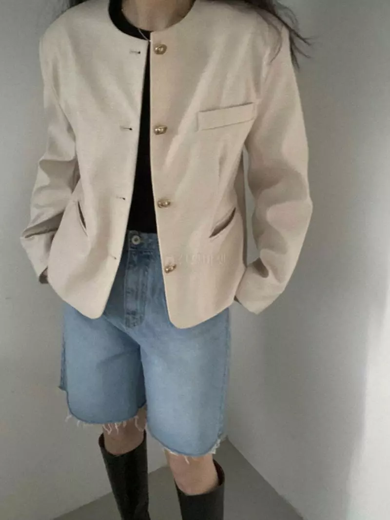 Logon - Korean Women Fashion - #momslook - Merry Jacket - 4