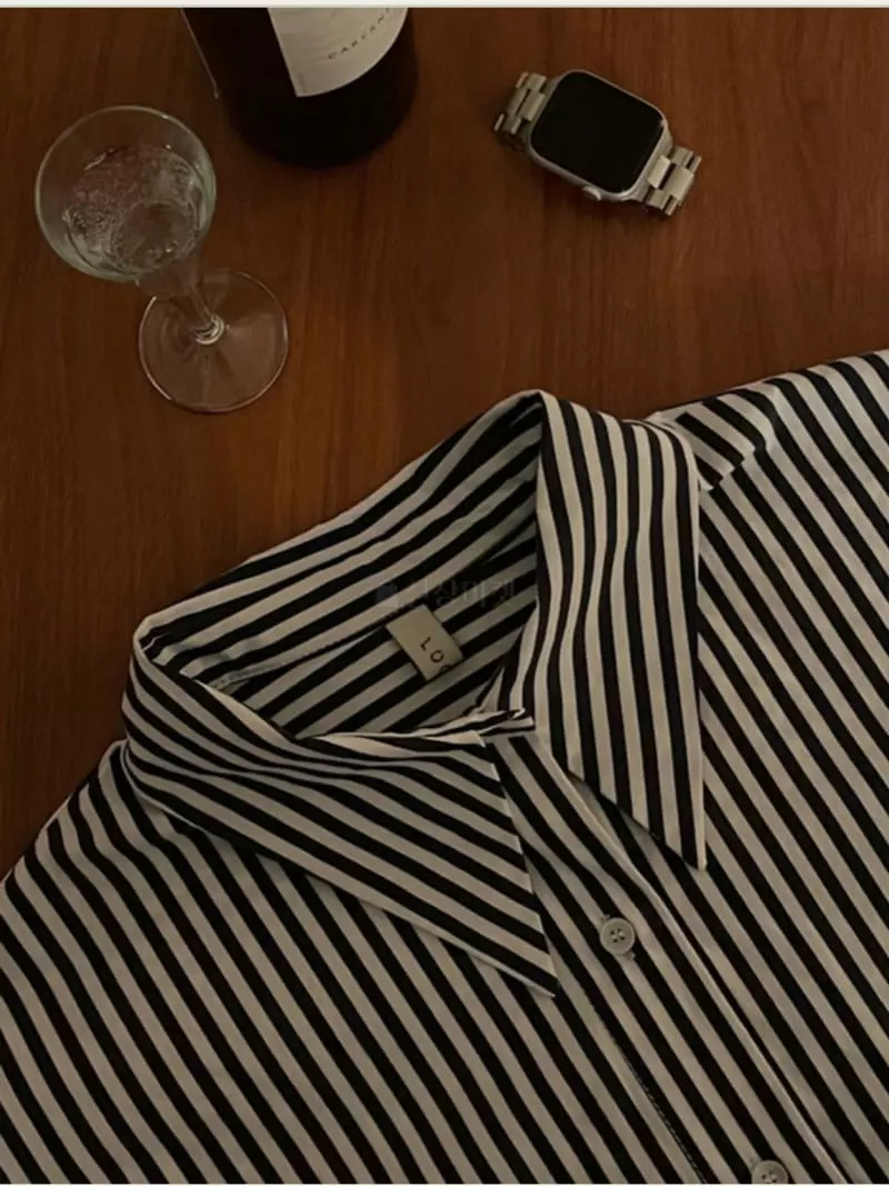 Logon - Korean Women Fashion - #restrostyle - Stripes hirSt - 4