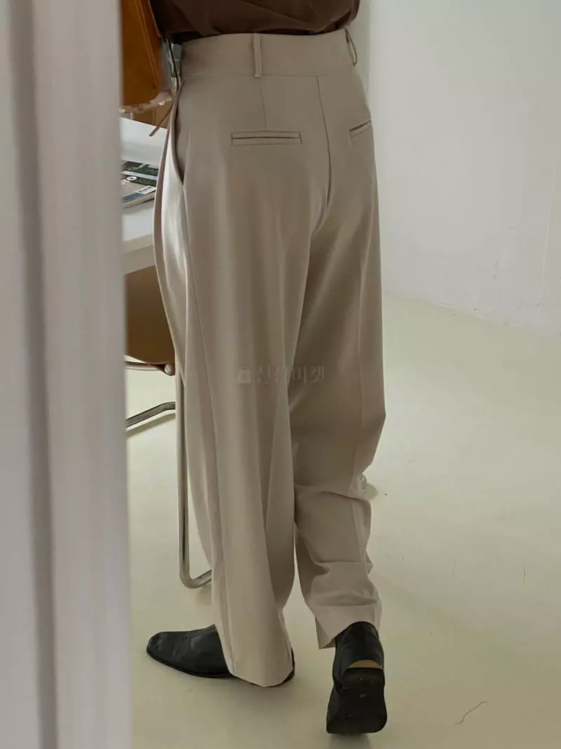 Logon - Korean Women Fashion - #womensfashion - Two Tuck Pants - 3