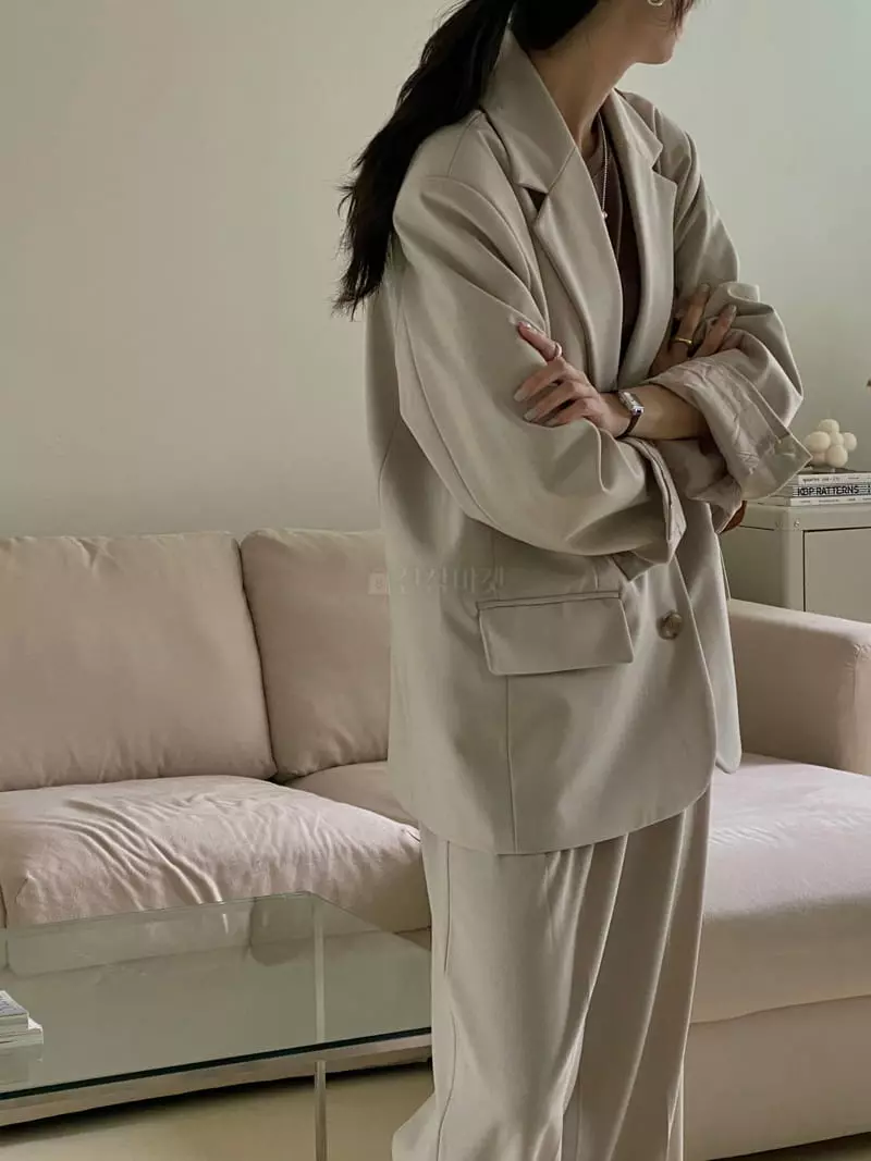 Logon - Korean Women Fashion - #womensfashion - Basic Jacket - 3
