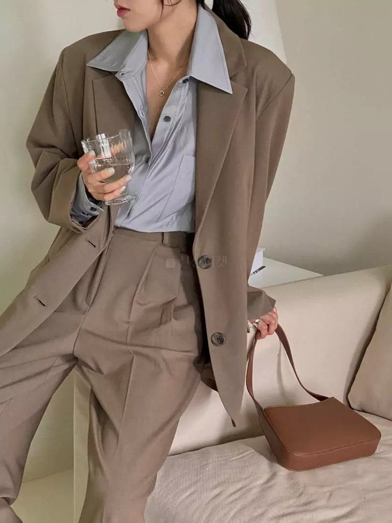 Logon - Korean Women Fashion - #womensfashion - Basic Jacket - 5