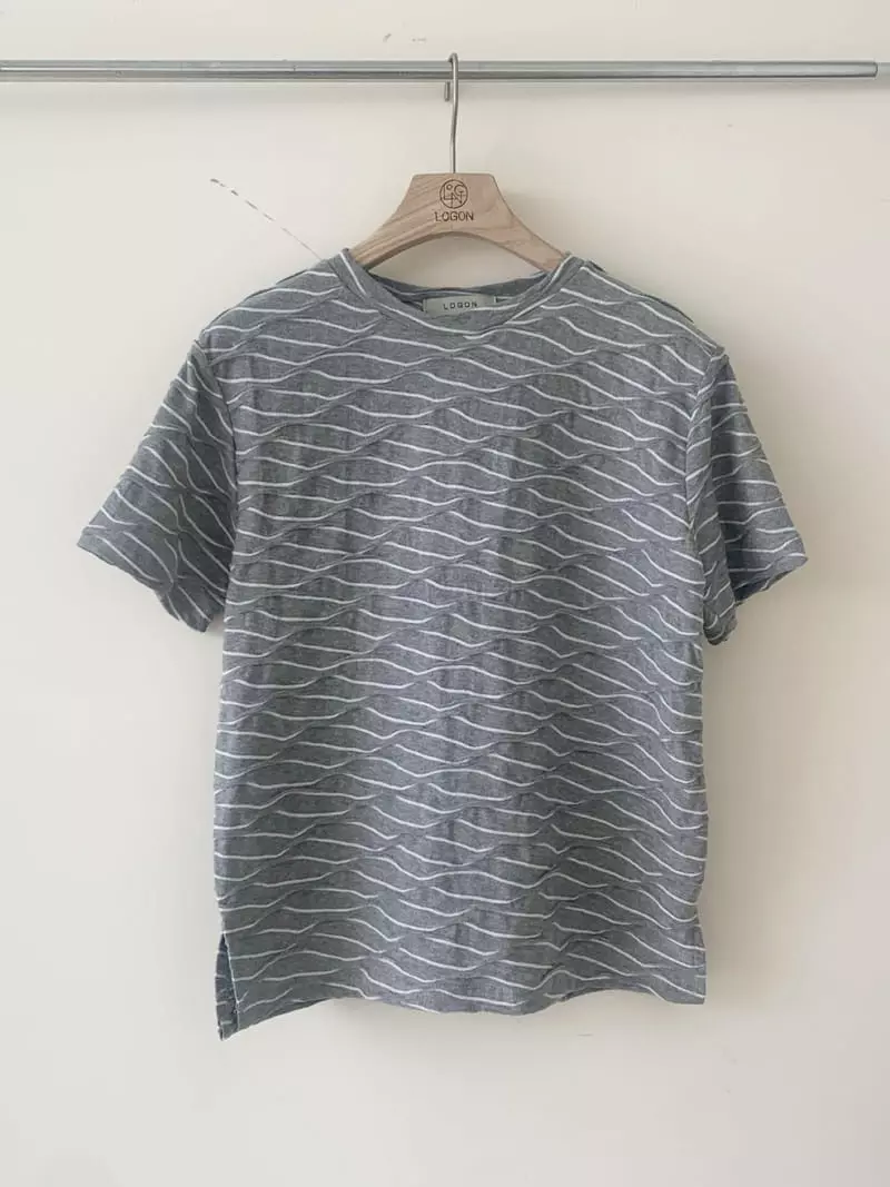 Logon - Korean Women Fashion - #momslook - Wave Tee - 4