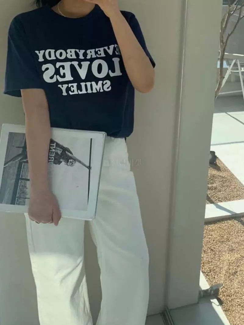 Logon - Korean Women Fashion - #womensfashion - Love Tee - 3
