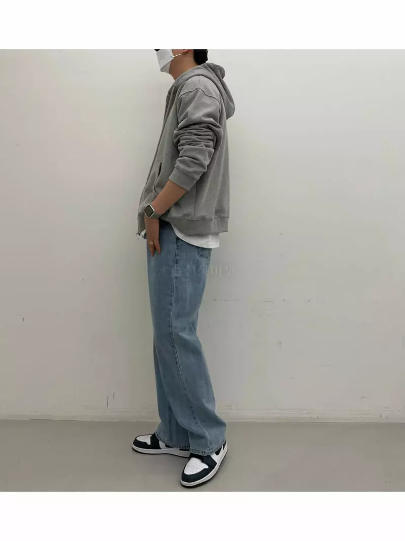 Lous - Korean Women Fashion - #momslook - Wide Ballen Jeans