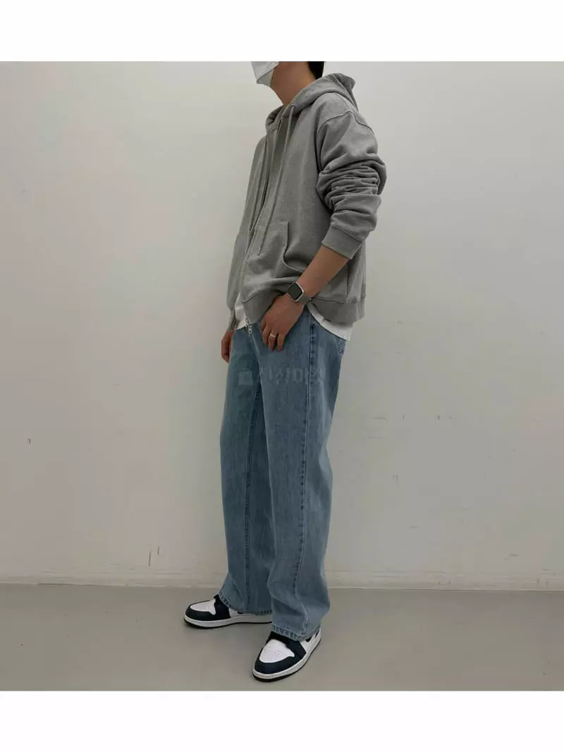 Lous - Korean Women Fashion - #momslook - Wide Ballen Jeans - 3