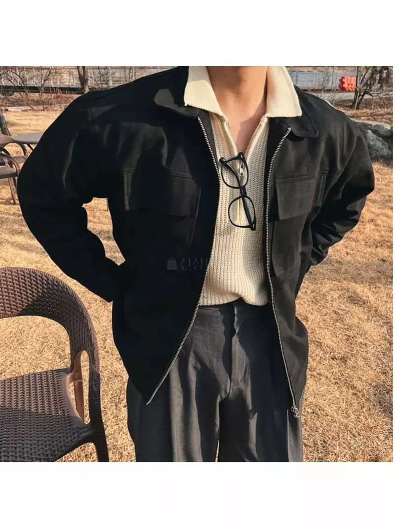 Lous - Korean Women Fashion - #romanticstyle - Cotton JAcket - 5