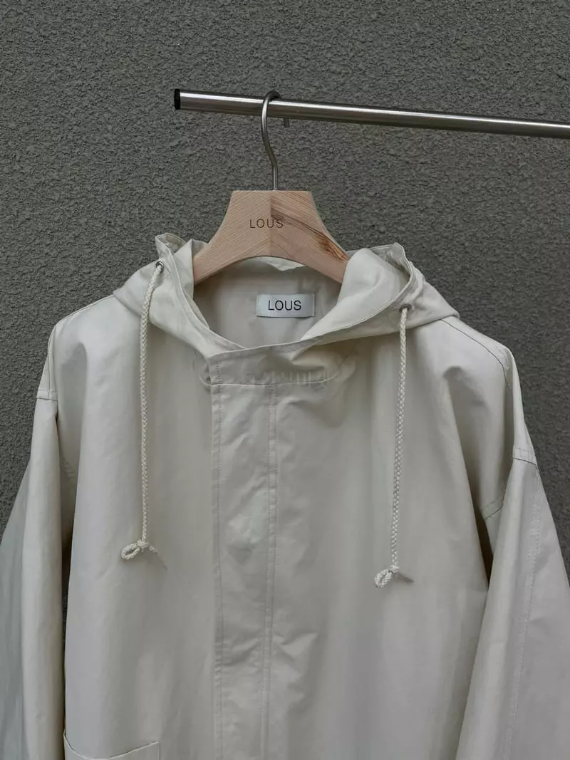 Lous - Korean Women Fashion - #womensfashion - Hoody Pocket Jacket
