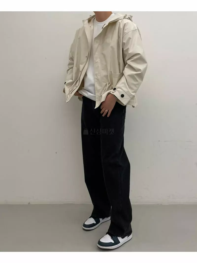 Lous - Korean Women Fashion - #womensfashion - Hoody Pocket Jacket - 5