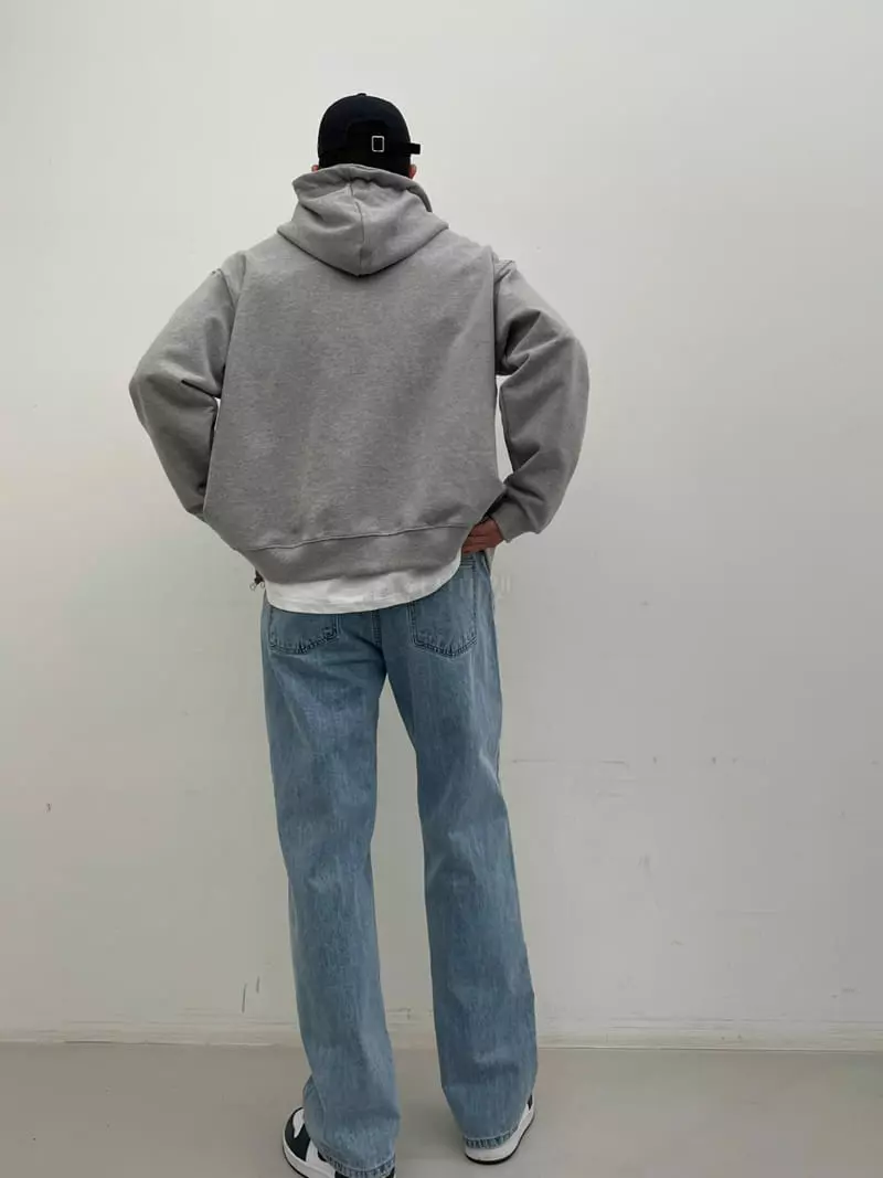 Lous - Korean Women Fashion - #momslook - Wide Ballen Jeans - 4