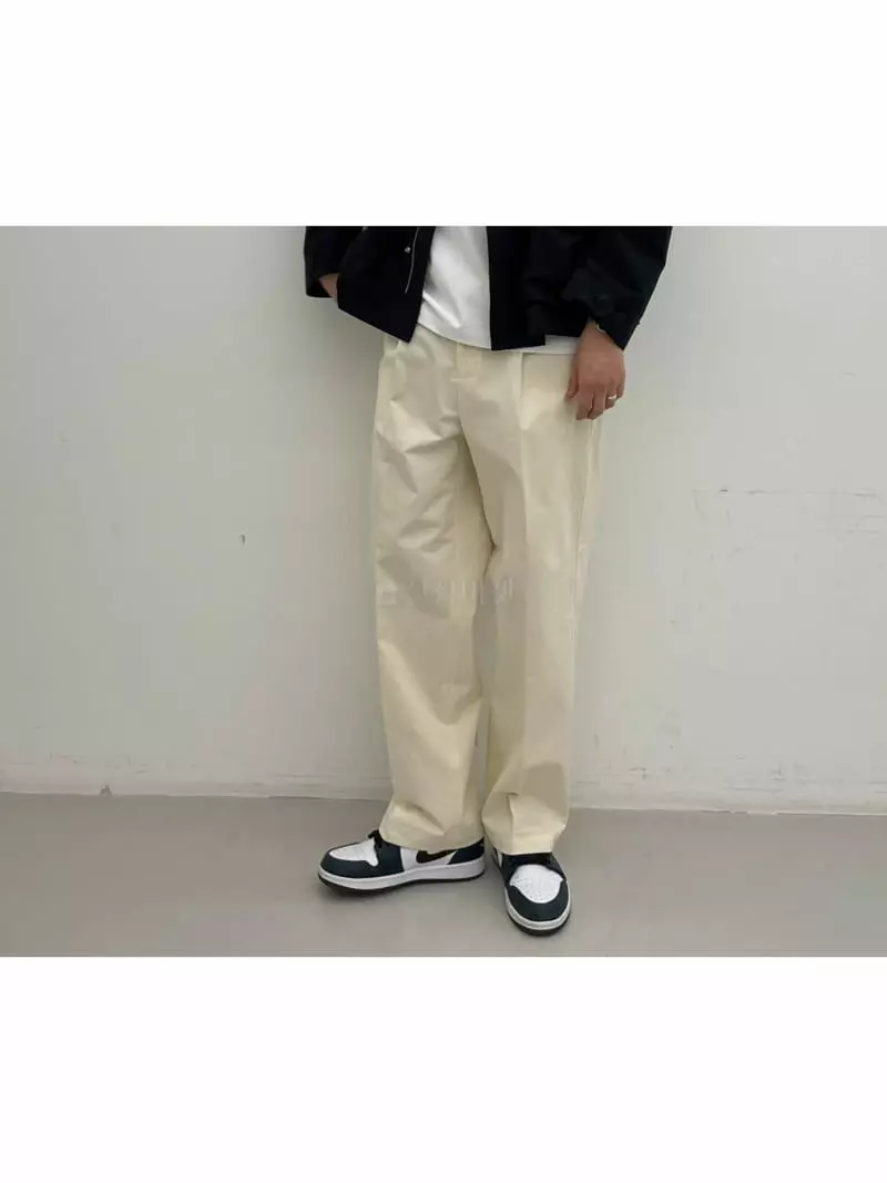 Lous - Korean Women Fashion - #womensfashion - Wide Cotton Pants - 3