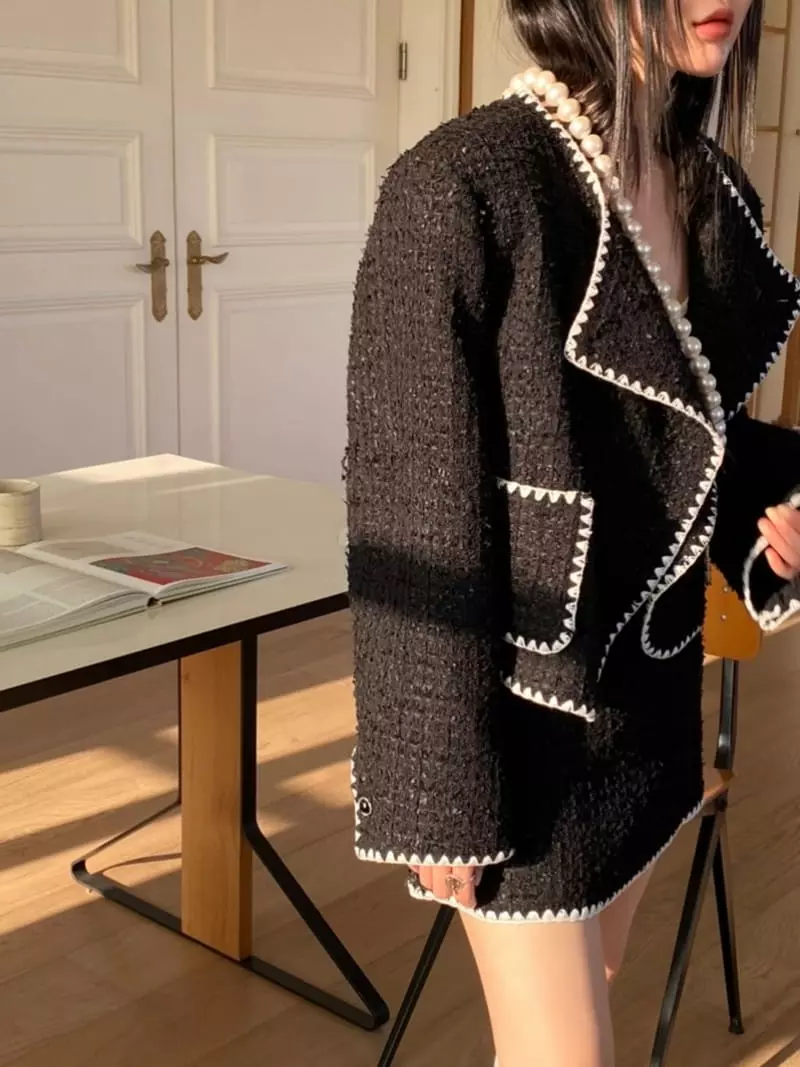 Made - Korean Women Fashion - #momslook - Bubble Twid Jacket - 9