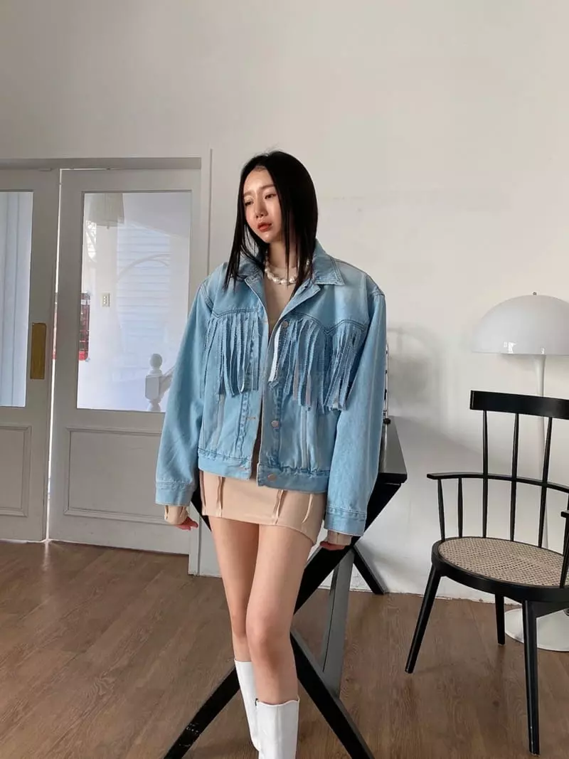 Made - Korean Women Fashion - #womensfashion - Range Denim Jacket - 4