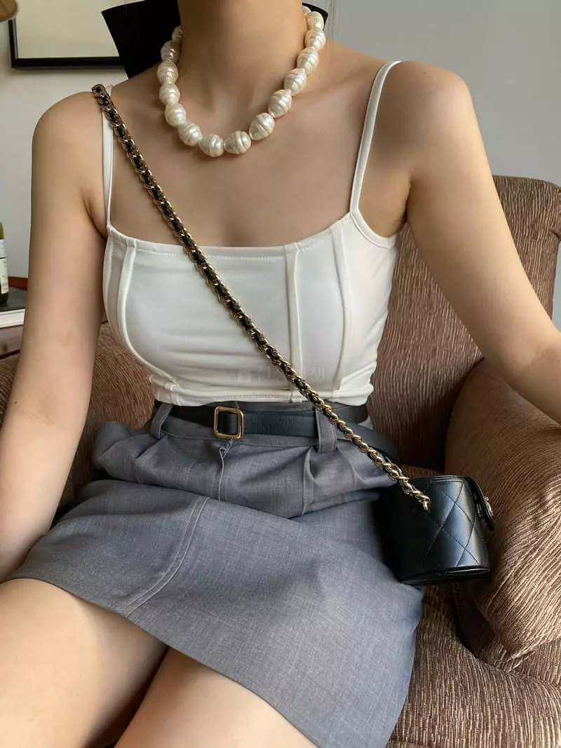 Made - Korean Women Fashion - #restrostyle - Tiktok Top - 8