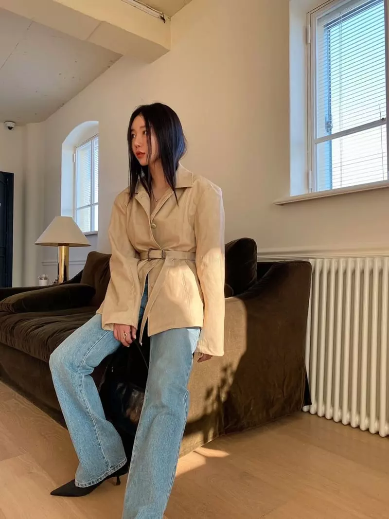 Made - Korean Women Fashion - #restrostyle - Slit Jeans - 2