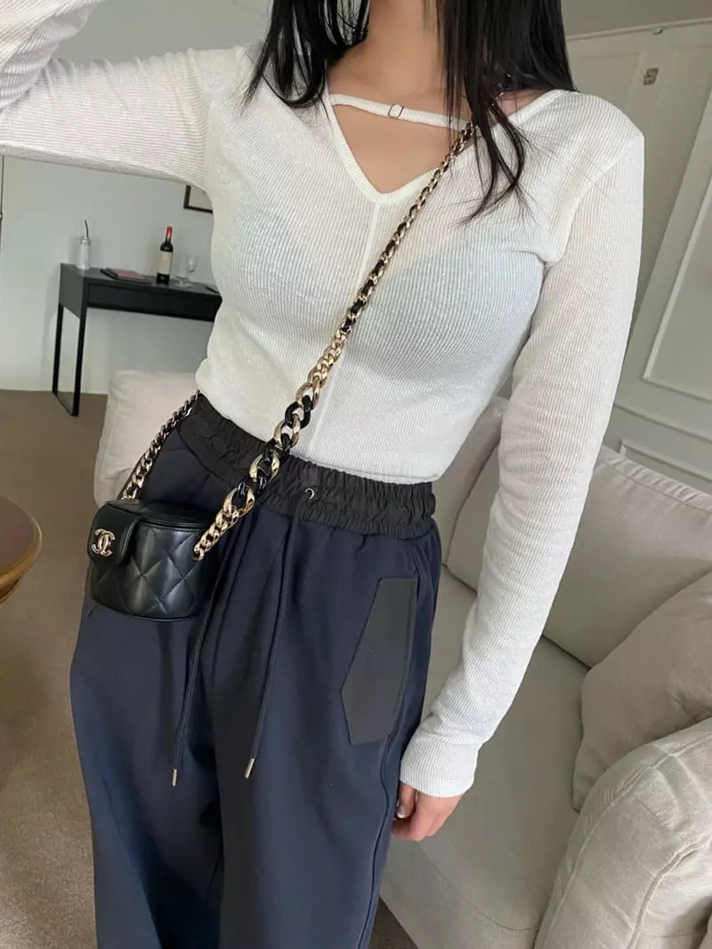 Made - Korean Women Fashion - #thatsdarling - Belted Tee - 3