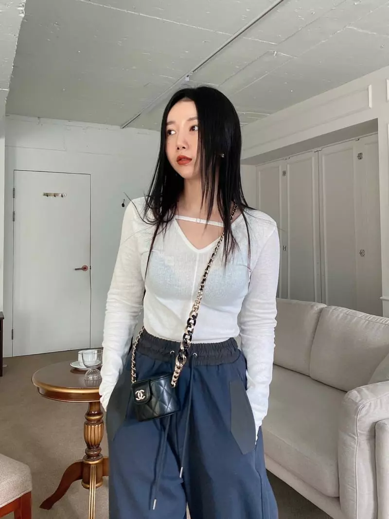 Made - Korean Women Fashion - #thatsdarling - Belted Tee - 4