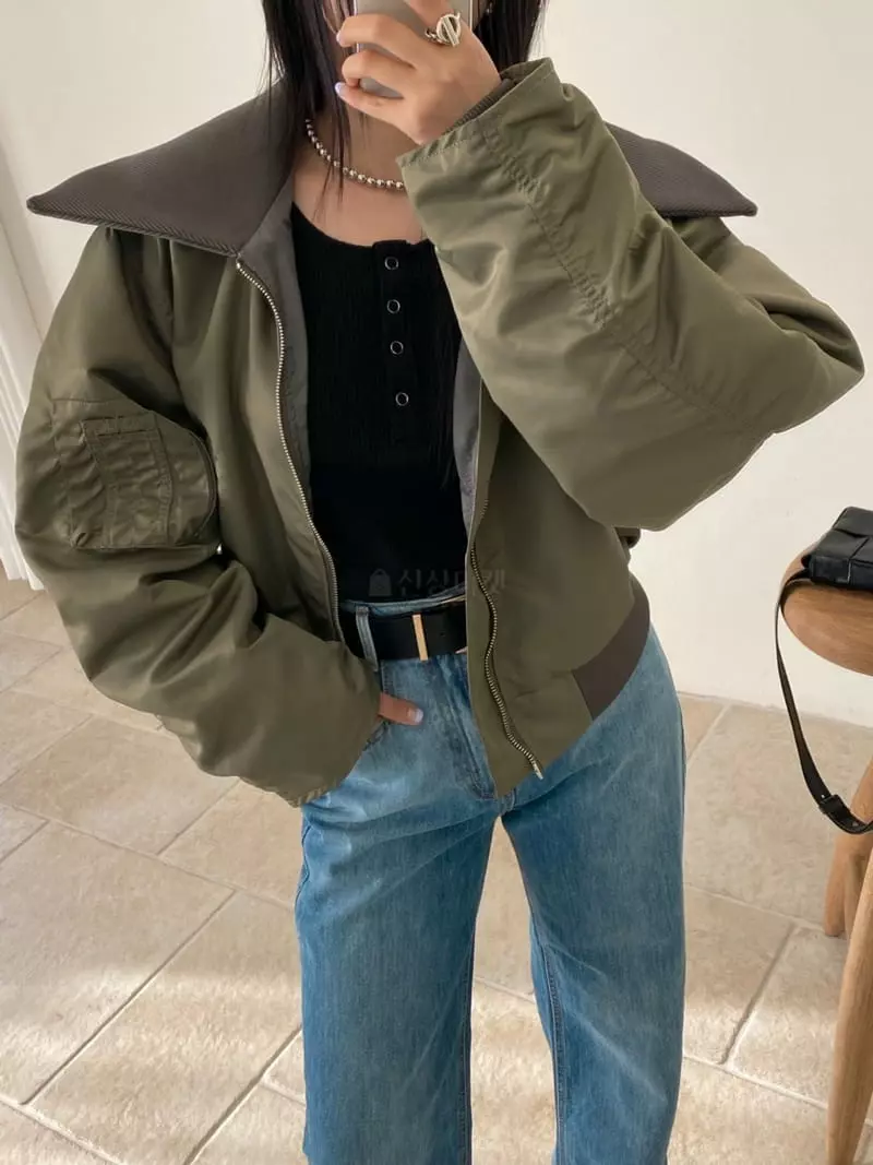 Made - Korean Women Fashion - #vintageinspired - Collar Jumper