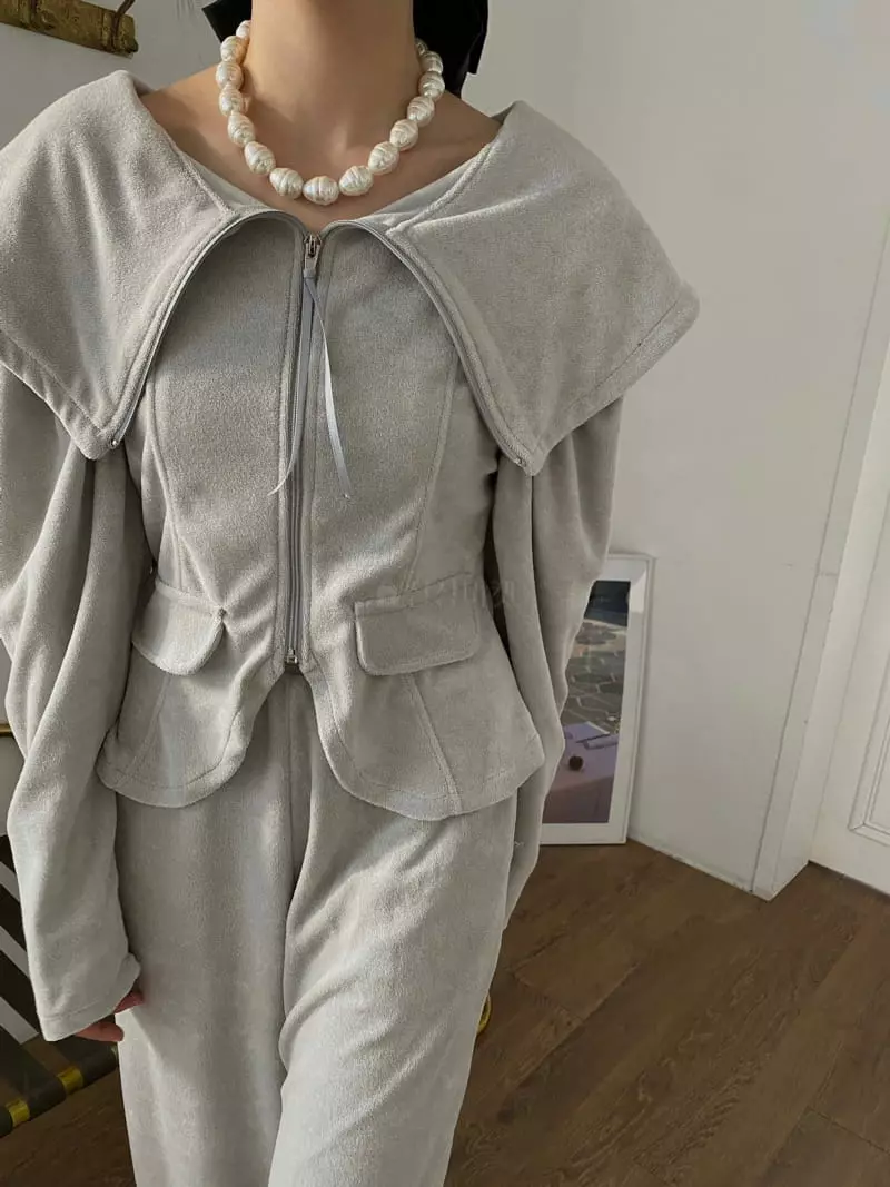 Made - Korean Women Fashion - #womensfashion - Friend Zip-up