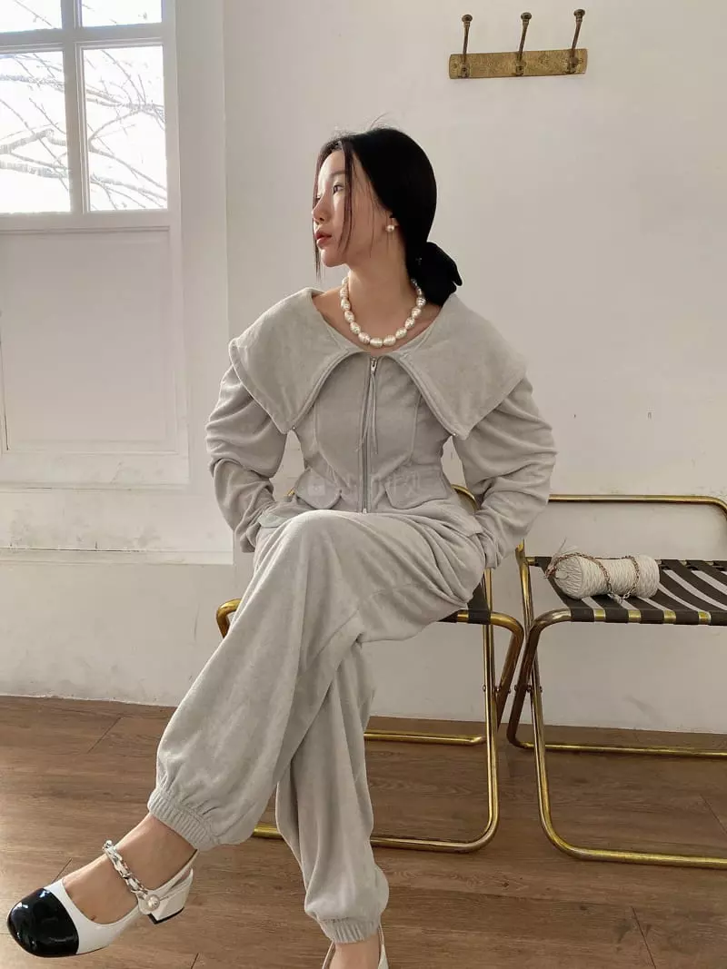 Made - Korean Women Fashion - #womensfashion - Friend Zip-up - 3