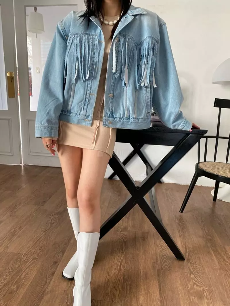 Made - Korean Women Fashion - #womensfashion - Range Denim Jacket - 9