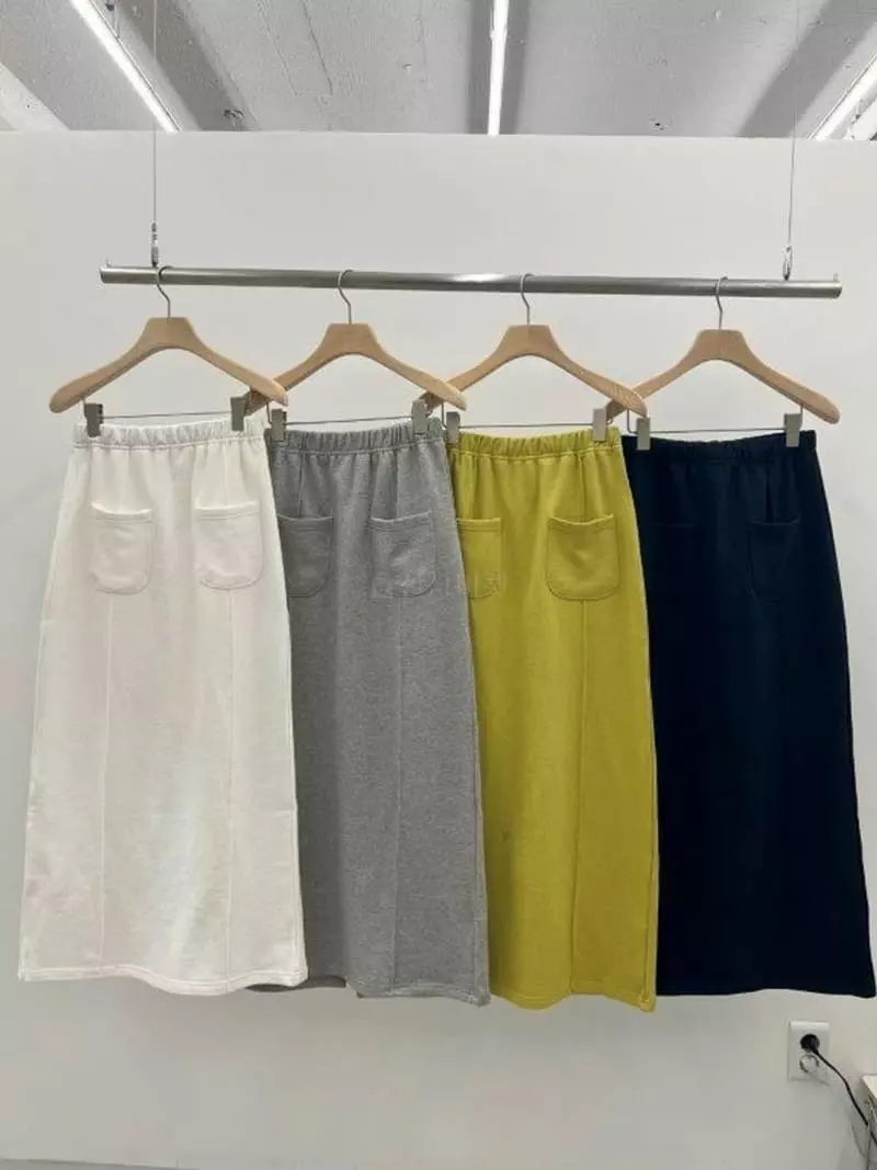 Maint - Korean Women Fashion - #womensfashion - Terry Pocket Skirt - 4