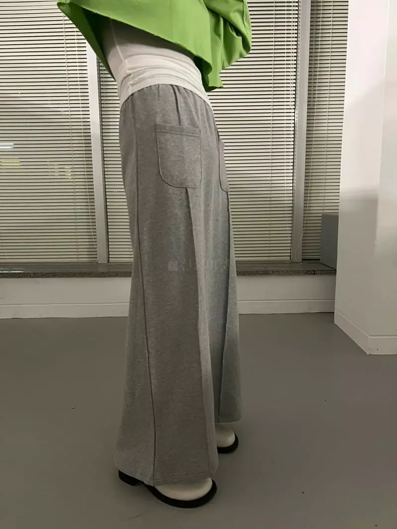 Maint - Korean Women Fashion - #momslook - Terry Pocket Skirt - 6